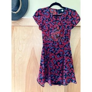 After Party by Nasty Gal Semi-Sheer Floral Dress